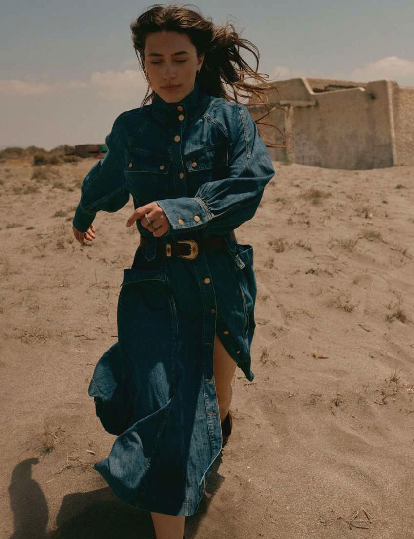 Summum printemps-été 27 — robe-chemise en denim